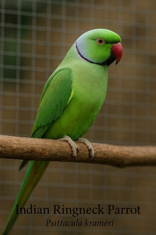 Indian Ringneck Parrot