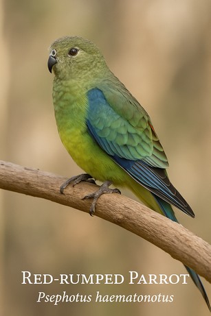 Red-rumped Parrot Female