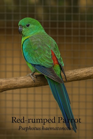 Red-rumped Parrot Male